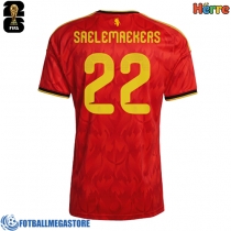 Fotballdrakt Herre Belgia Alexis Saelemaekers #22 Hjemmedrakt VM 2026 Kortermet